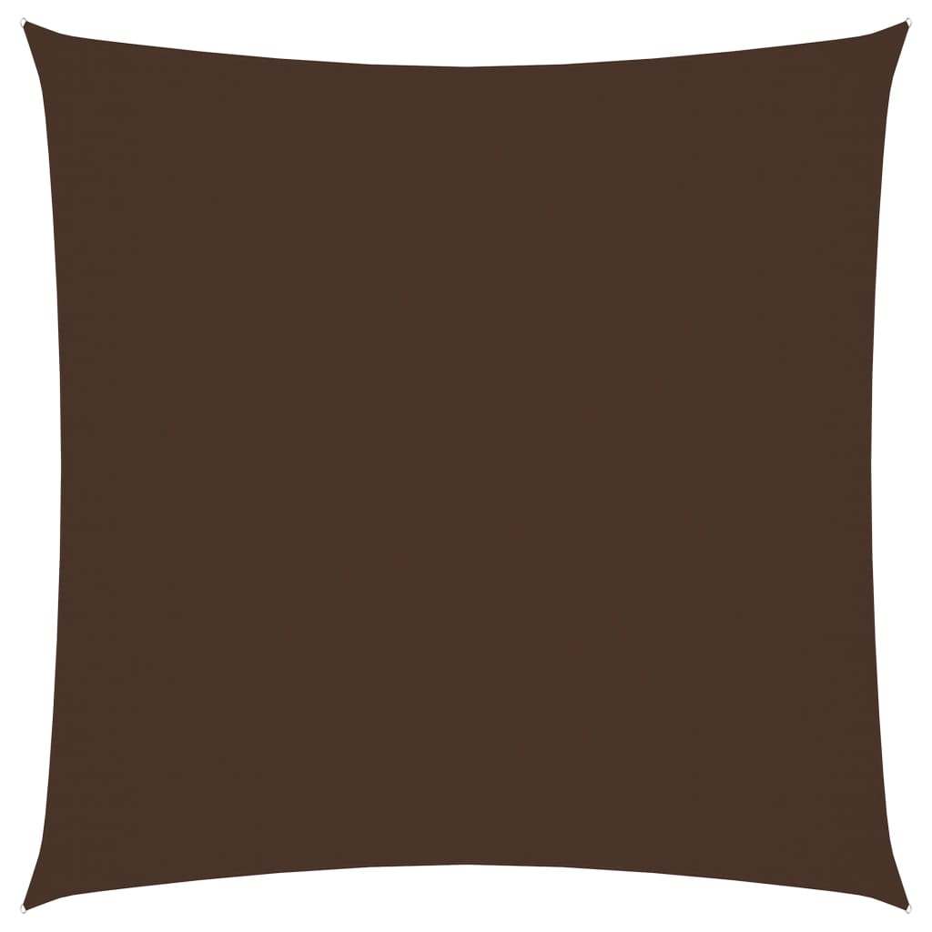 Zonnescherm vierkant 6x6 m oxford stof bruin 6 x 6 m Bruin