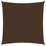 Sun shade square 6x6 m oxford fabric brown