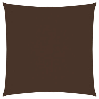 Zonnescherm vierkant 6x6 m oxford stof bruin 6 x 6 m Bruin