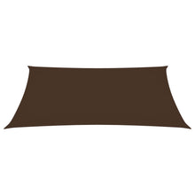 Zonnescherm Rechthoekig Oxford Stof Bruin 2 x 4 m