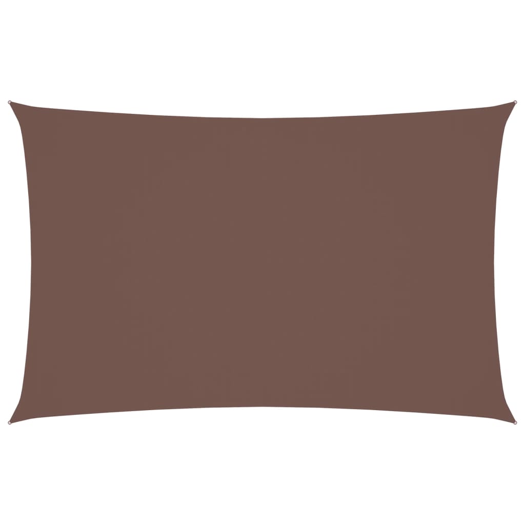 Zonnescherm Rechthoekig 2X4,5 M Oxford Stof Bruin 2 x 4.5 m