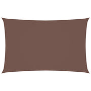 Zonnescherm rechthoek 2x4,5 m bruin oxford stof