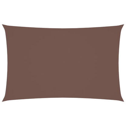Zonnescherm Rechthoekig 2X4,5 M Oxford Stof Bruin 2 x 4.5 m
