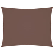 Zonnescherm rechthoek 3x6 m bruin oxford stof