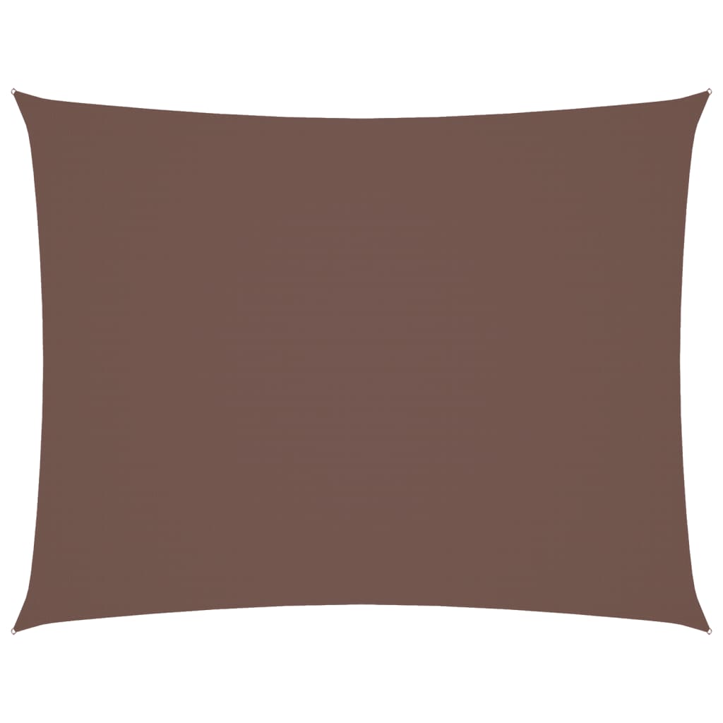 Zonnescherm Rechthoekig 3X6 M Oxford Stof Bruin