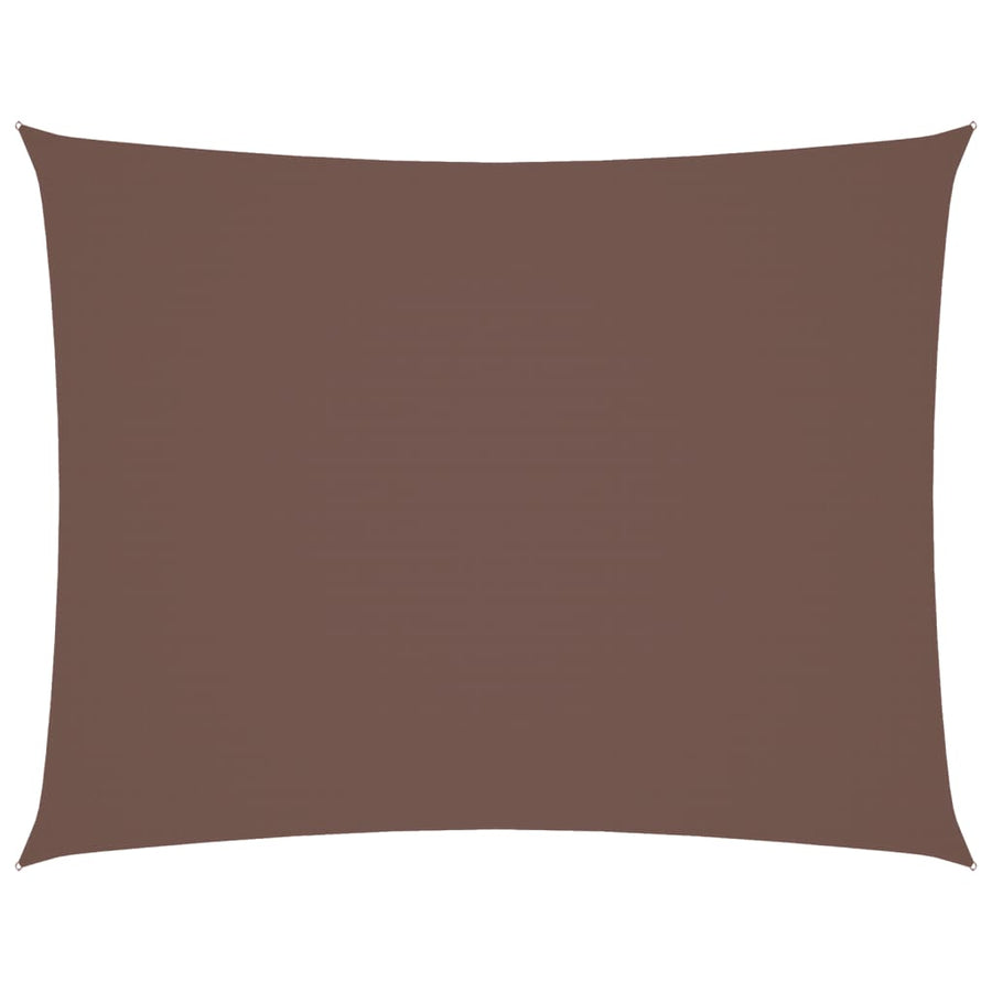Zonnescherm Rechthoekig 3X6 M Oxford Stof Bruin