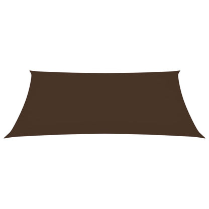 Zonnescherm Rechthoekig 3,5X5 M Oxford Stof Bruin Bruin 3.5 x 5 m