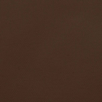 Zonnescherm Rechthoekig 3,5X5 M Oxford Stof Bruin Bruin 3.5 x 5 m