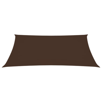 Zonnescherm rechthoekig 5x7 m oxford stof bruin