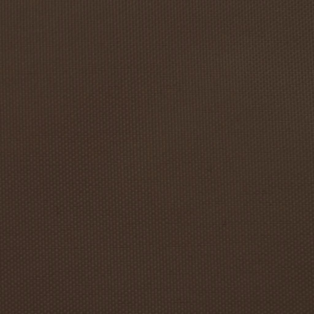 Zonnescherm rechthoekig 6x8 m oxford stof bruin