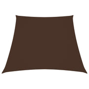 Zonnezeil trapezium 2.4x3 m bruin oxford stof