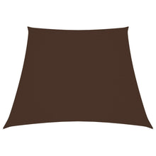 Zonnezeil Trapezium Oxford Stof 2/4 x 3 m Bruin