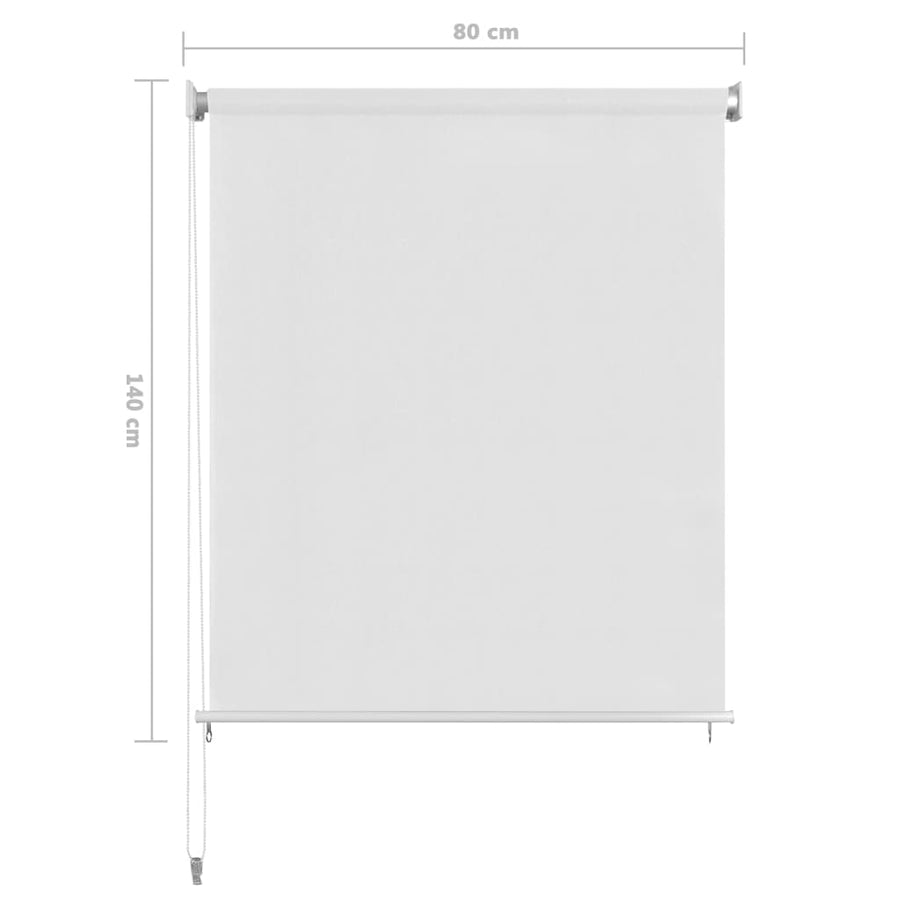 Rolgordijn Voor Buiten 80X140 Cm Hdpe 140 x 80 cm