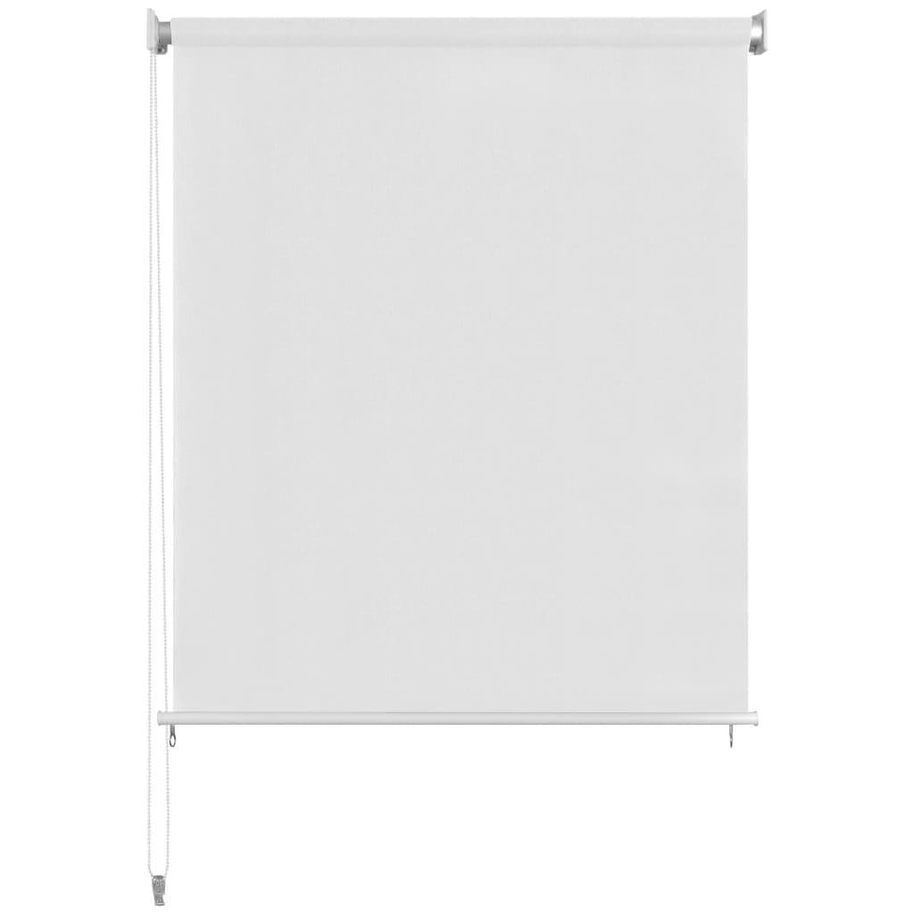 Rolgordijn voor buiten 60x230 cm HDPE wit
