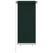 Buitenrollgordijn 60x140 cm donkergroen HDPE