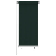 Rolgordijn voor buiten 60x140 cm HDPE donkergroen