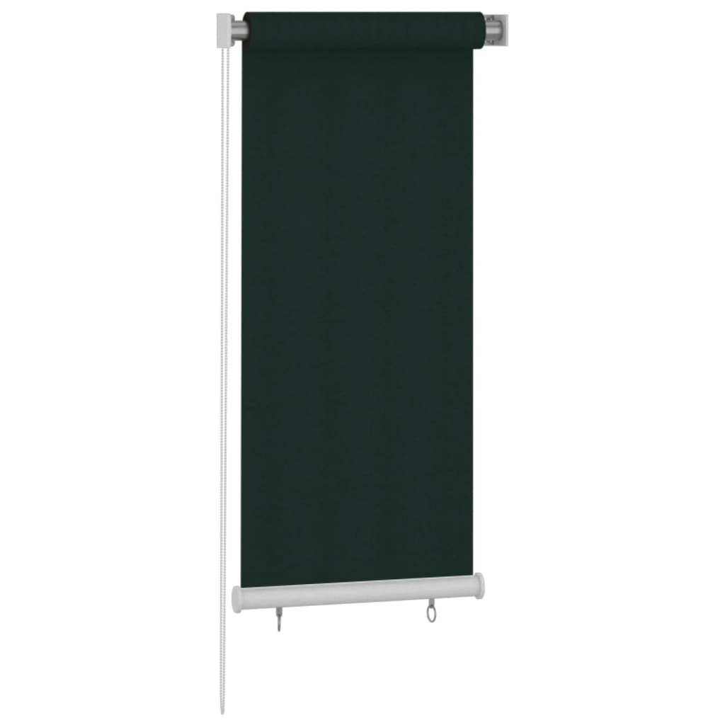 Rolgordijn voor buiten 60x140 cm HDPE donkergroen