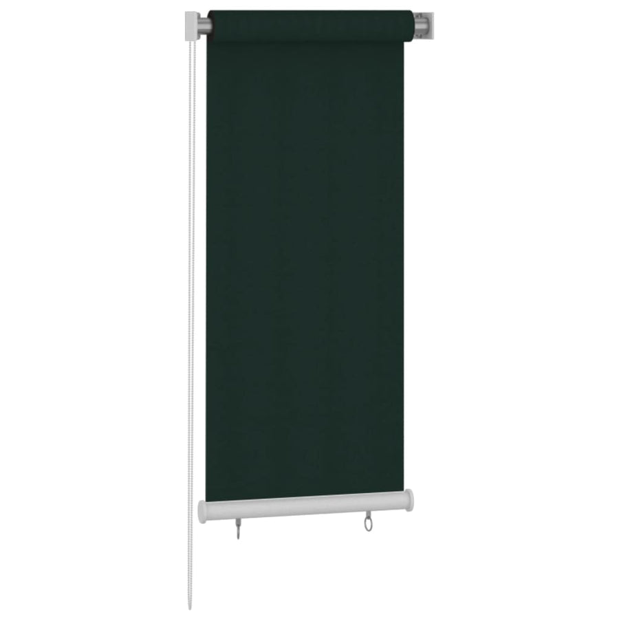 Rolgordijn voor buiten 60x140 cm HDPE donkergroen