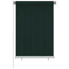 Rolgordijn buiten 100x140 cm donkergroen HDPE