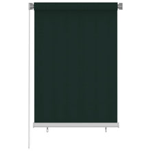 Rolgordijn voor buiten 100x140 cm HDPE donkergroen