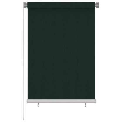 Rolgordijn voor buiten 100x140 cm HDPE donkergroen
