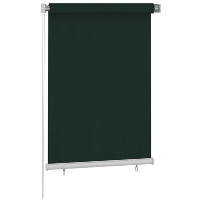 Rolgordijn voor buiten 100x140 cm HDPE donkergroen