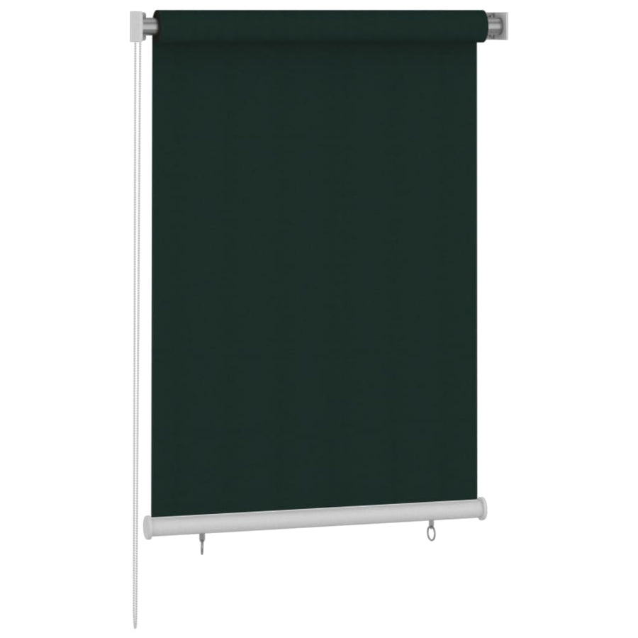 Rolgordijn voor buiten 100x140 cm HDPE donkergroen