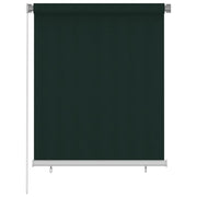 Buitenrollgordijn 120x140 cm HDPE donkergroen