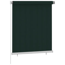 Rolgordijn voor buiten 120x140 cm HDPE donkergroen