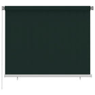 Buitenrollgordijn 180 x 140 cm groen HDPE