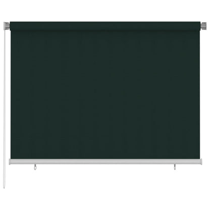 Rolgordijn voor buiten 200x140 cm HDPE donkergroen