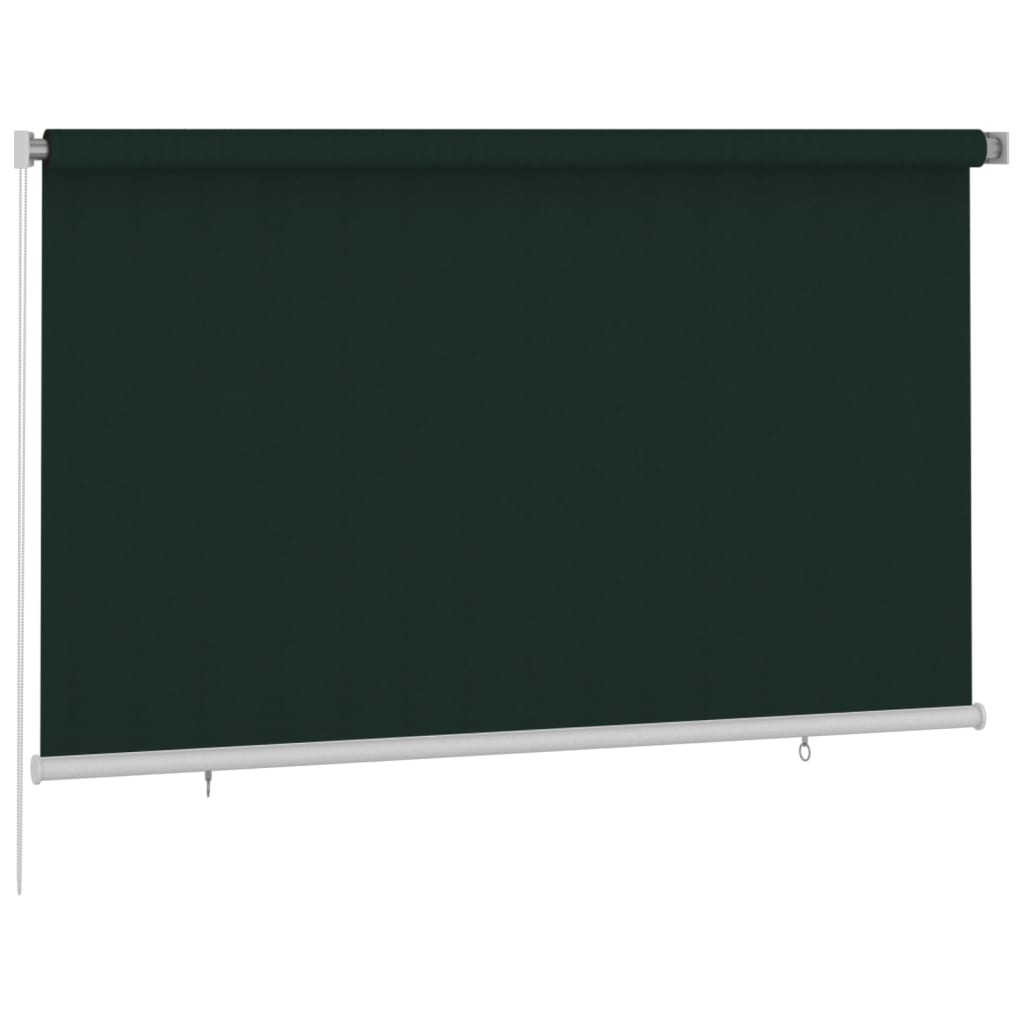 Rolgordijn voor buiten 240x140 cm HDPE donkergroen