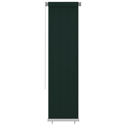 Rolgordijn voor buiten 60x230 cm HDPE donkergroen