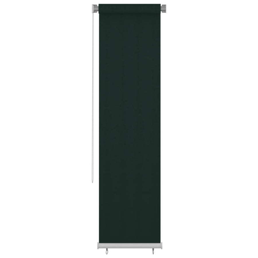 Rolgordijn voor buiten 60x230 cm HDPE donkergroen