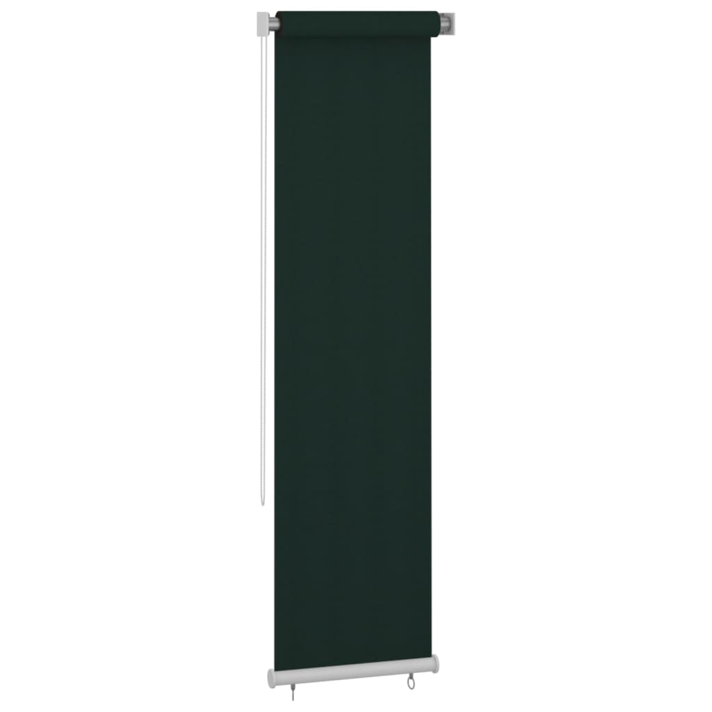 Rolgordijn voor buiten 60x230 cm HDPE donkergroen