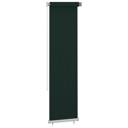 Rolgordijn voor buiten 60x230 cm HDPE donkergroen