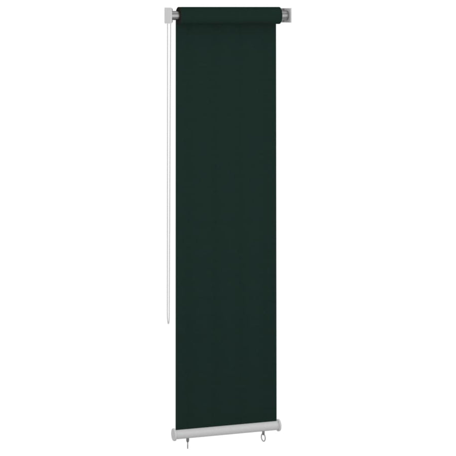 Rolgordijn voor buiten 60x230 cm HDPE donkergroen