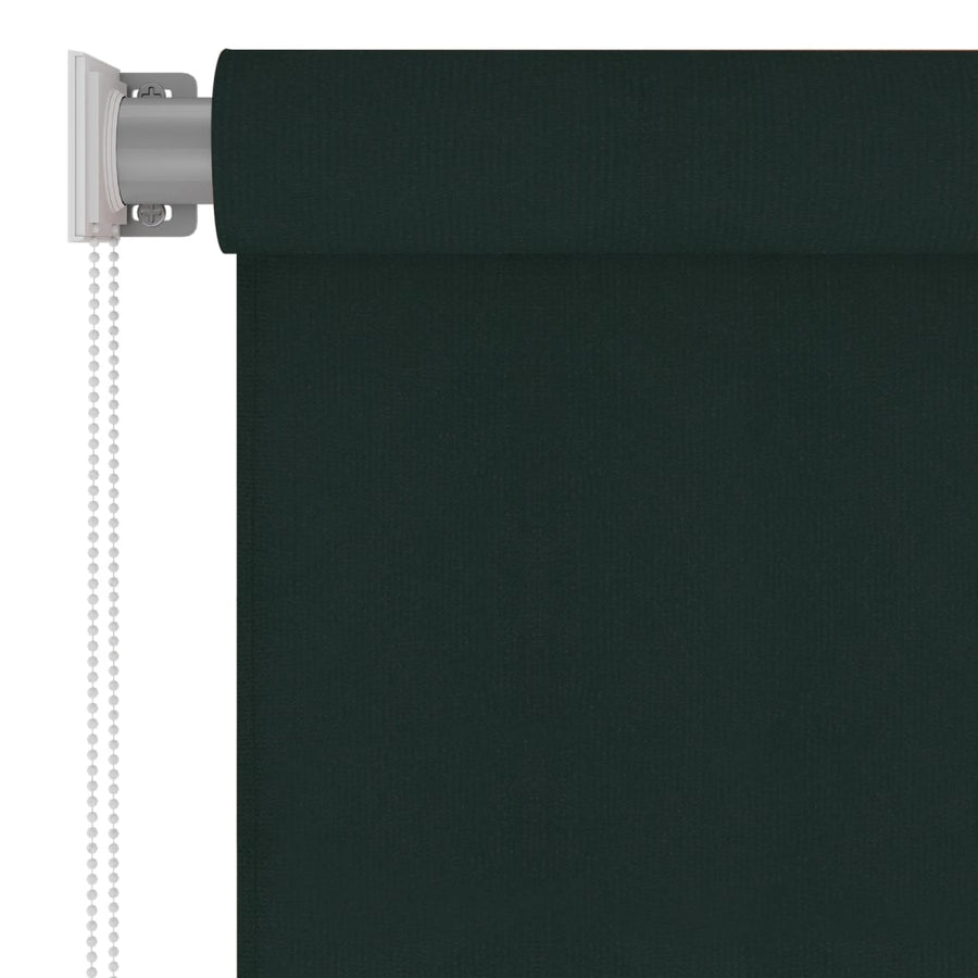 Rolgordijn voor buiten 60x230 cm HDPE donkergroen