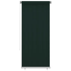Rolgordijn buiten 100x230 cm HDPE donkergroen
