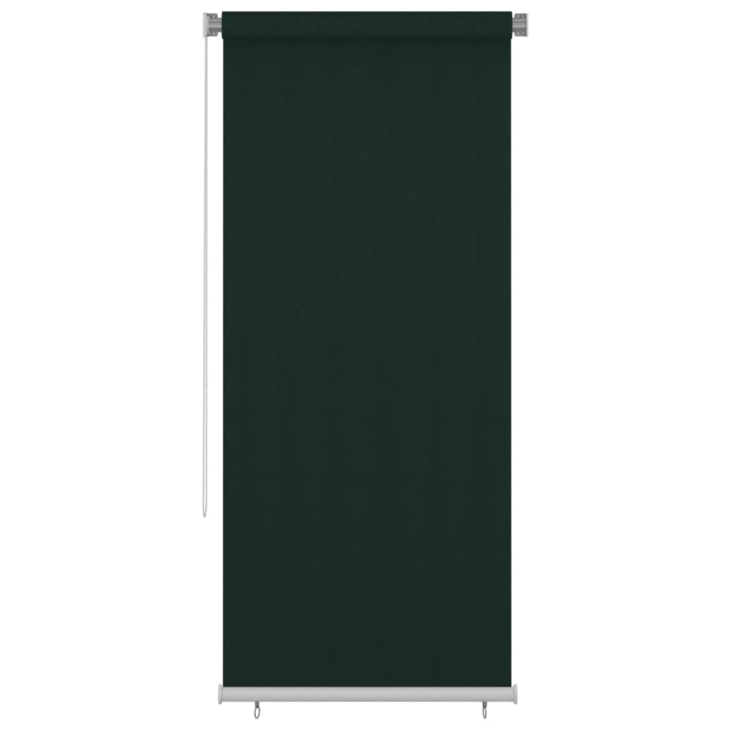 Rolgordijn voor buiten 100x230 cm HDPE donkergroen