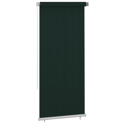 Rolgordijn voor buiten 100x230 cm HDPE donkergroen