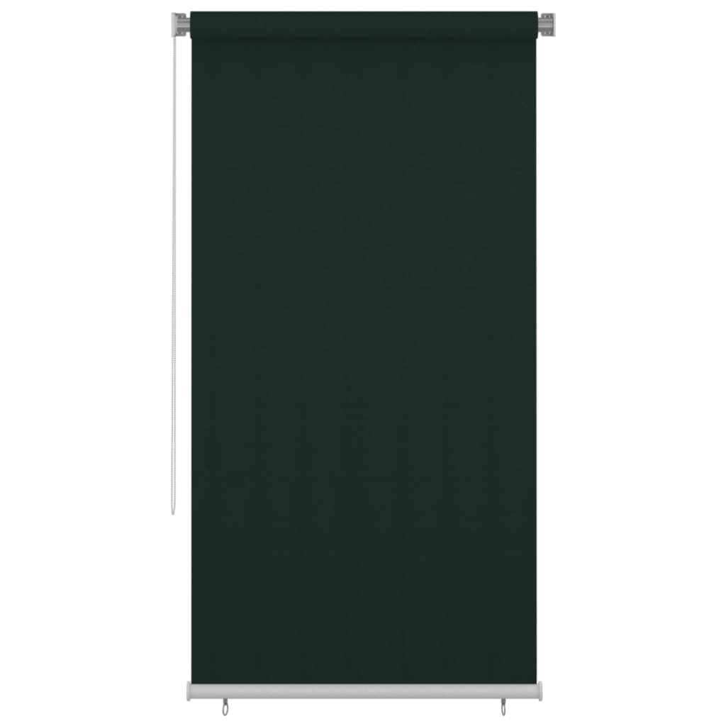 Rolgordijn voor buiten 120x230 cm HDPE donkergroen