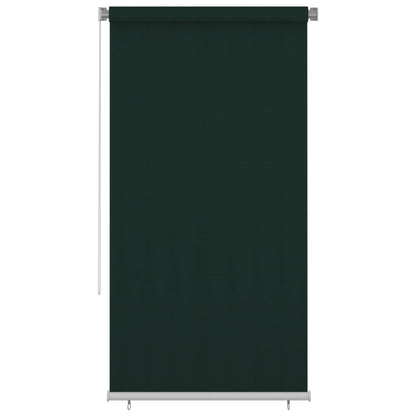 Rolgordijn voor buiten 120x230 cm HDPE donkergroen