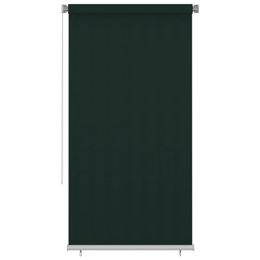 Rolgordijn voor buiten 120x230 cm HDPE donkergroen