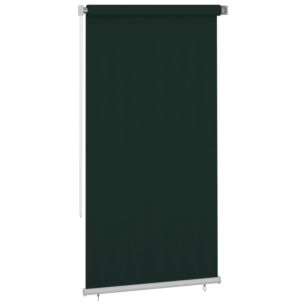 Rolgordijn voor buiten 120x230 cm HDPE donkergroen