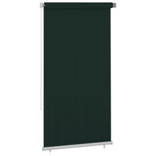 Rolgordijn voor buiten 120x230 cm HDPE donkergroen