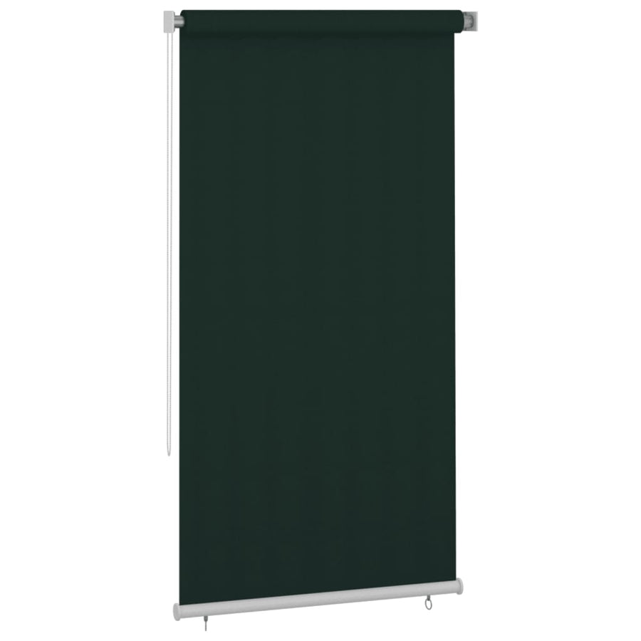 Rolgordijn voor buiten 120x230 cm HDPE donkergroen