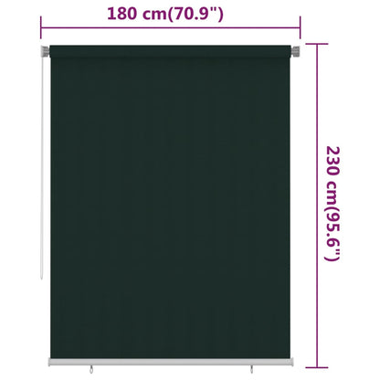 Rolgordijn Voor Buiten Hdpe 180 x 230 cm