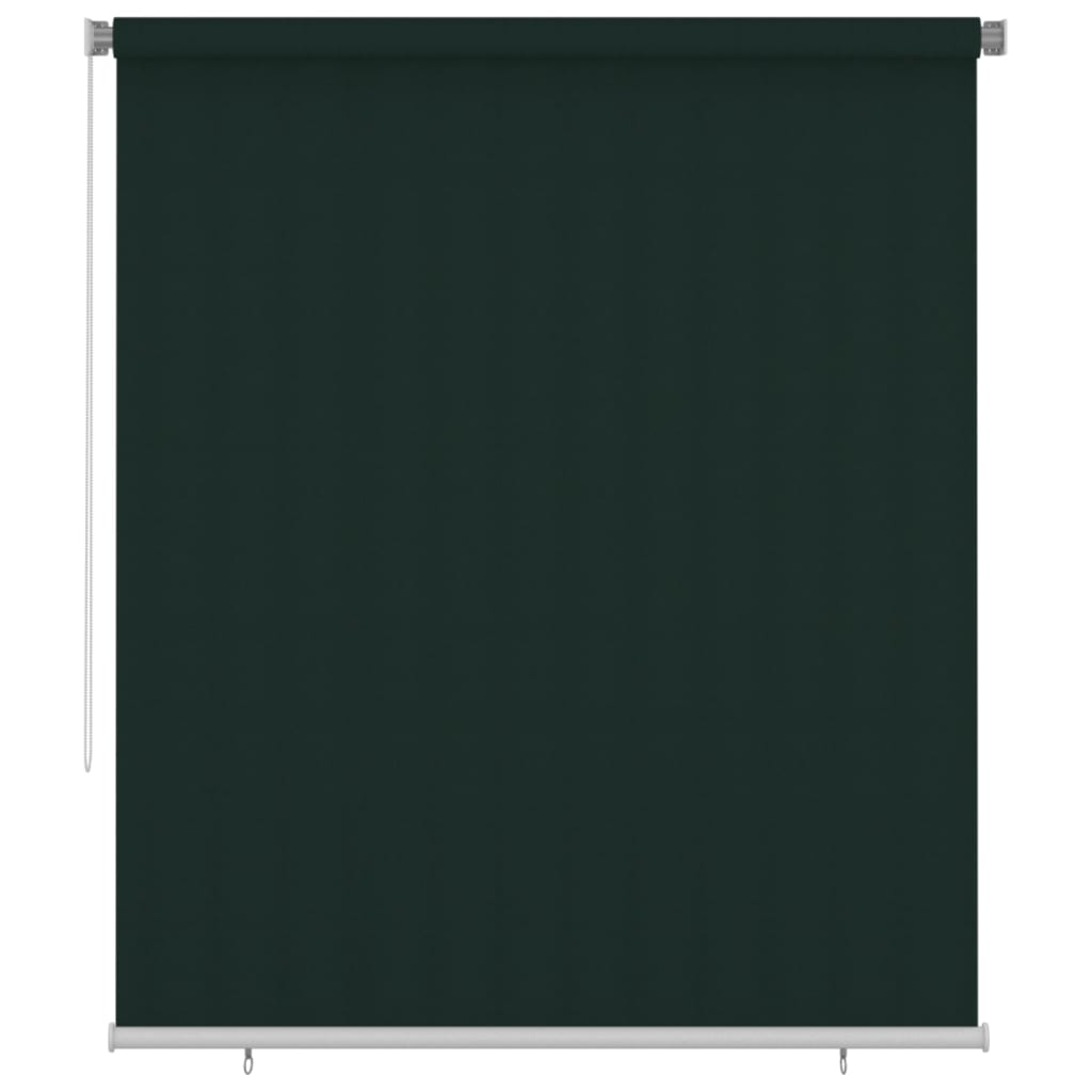 Rolgordijn voor buiten 200x230 cm HDPE donkergroen