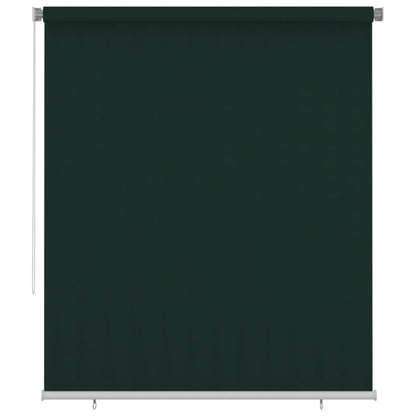 Rolgordijn voor buiten 200x230 cm HDPE donkergroen